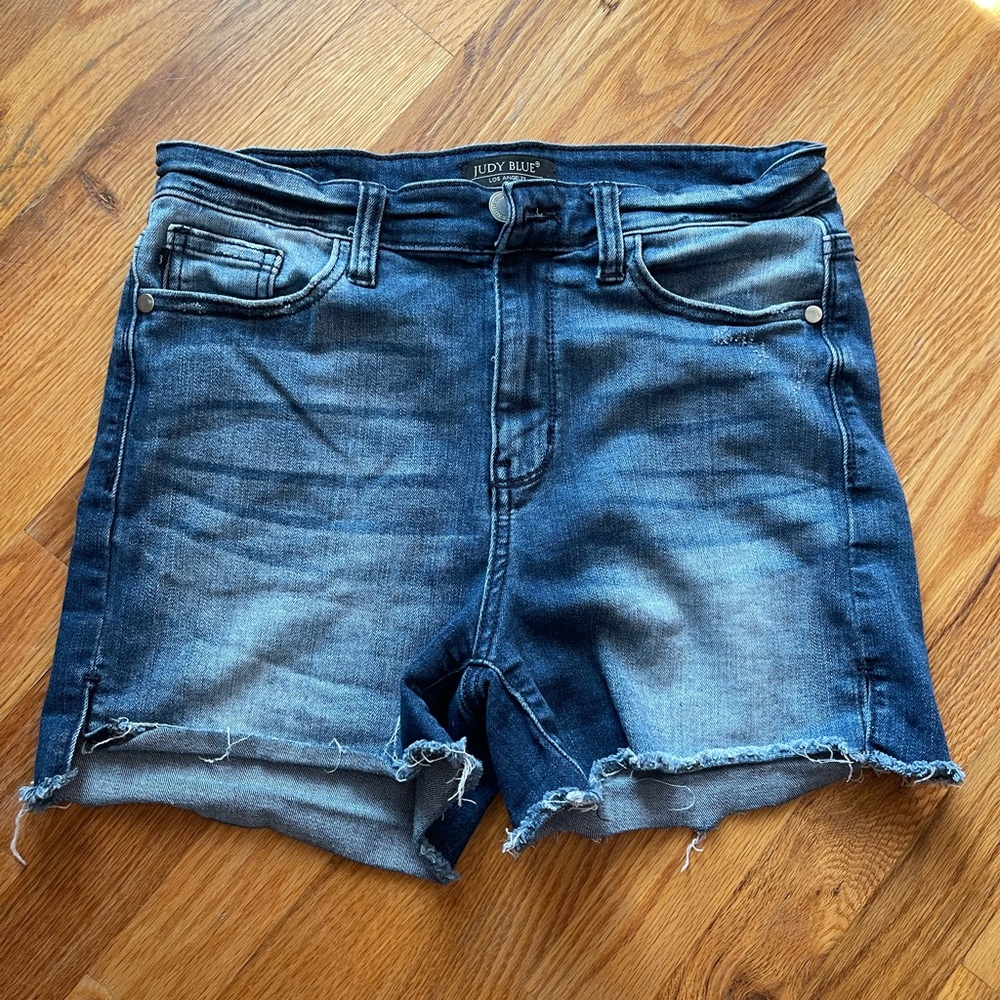 Judy Blue (stretchy) high waist with side slits, 3.5 inseam, size medium